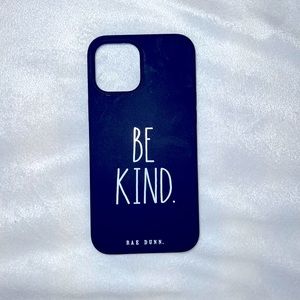 Black Rae Dunn IPhone 12 Pro Max case